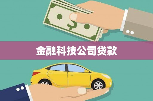 阎良金融科技公司贷款