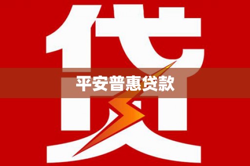阎良平安普惠贷款