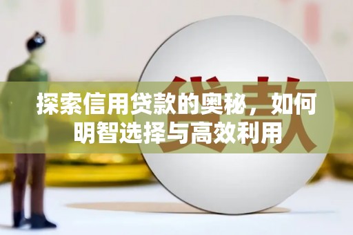 阎良探索信用贷款的奥秘，如何明智选择与高效利用